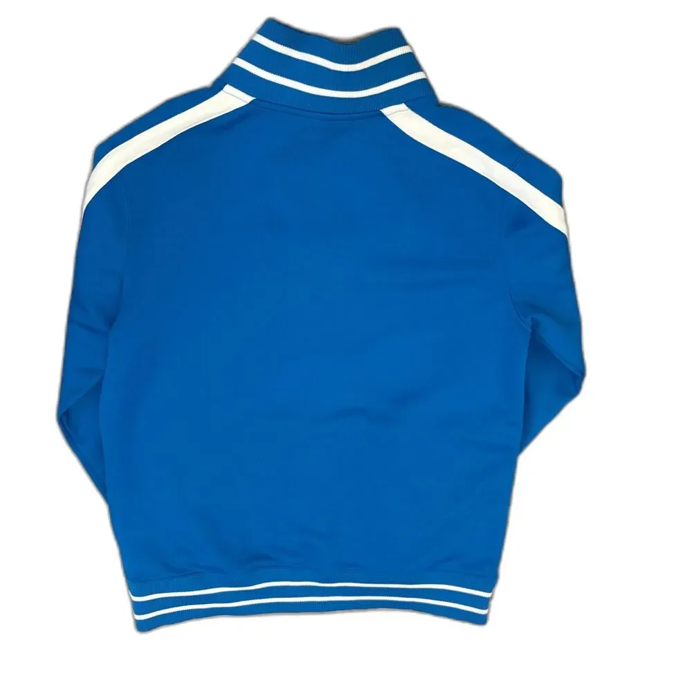 The North Face Boys Slacker Track Jacket Blue White‎ Retro Sporty Size Large